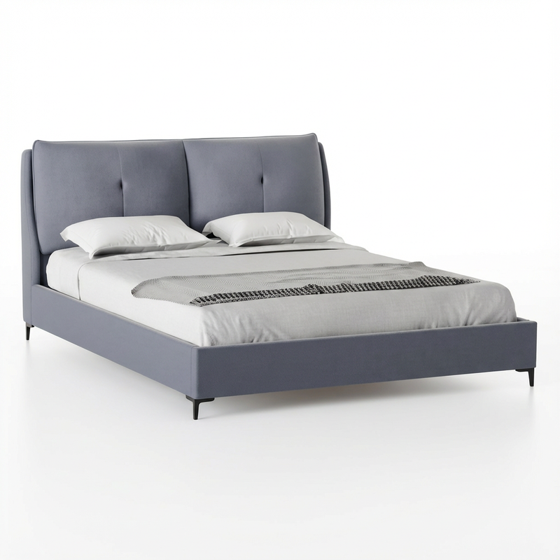 מיטה דגם - Dali עור PU עם ארגז מצעים.