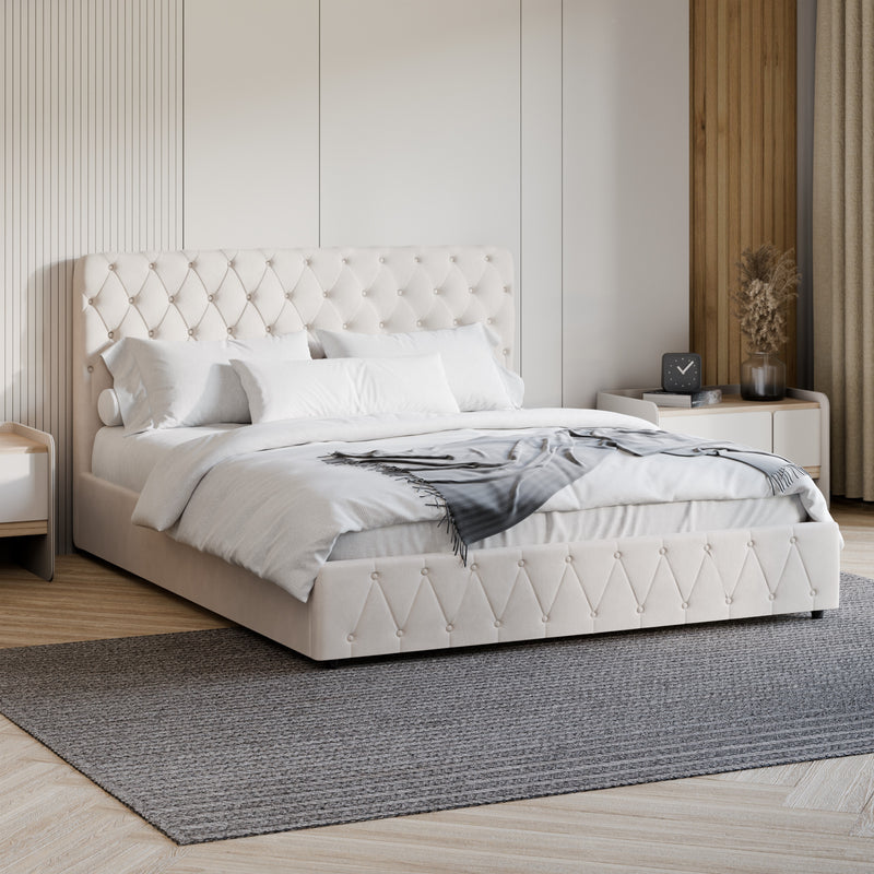 מיטה דגם - Belinda - עם ארגז מצעים.