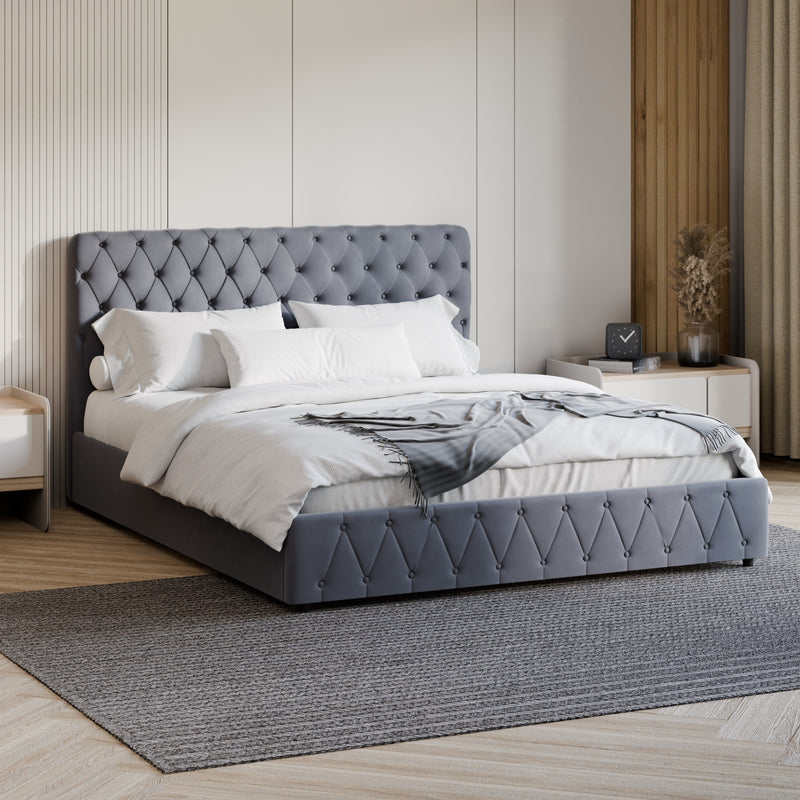 מיטה דגם - Belinda - עם ארגז מצעים.