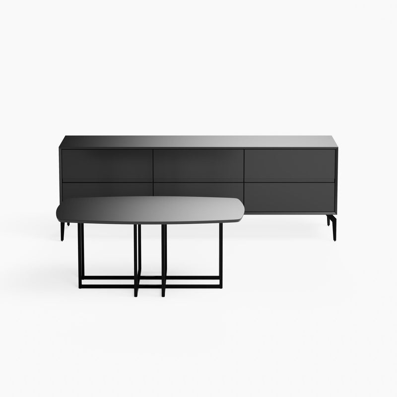 מזנון טלויזיה כולל שולחן סלון דגם 112