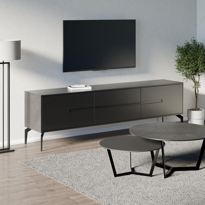 מזנון טלויזיה כולל 2 שולחנות סלון דגם 107