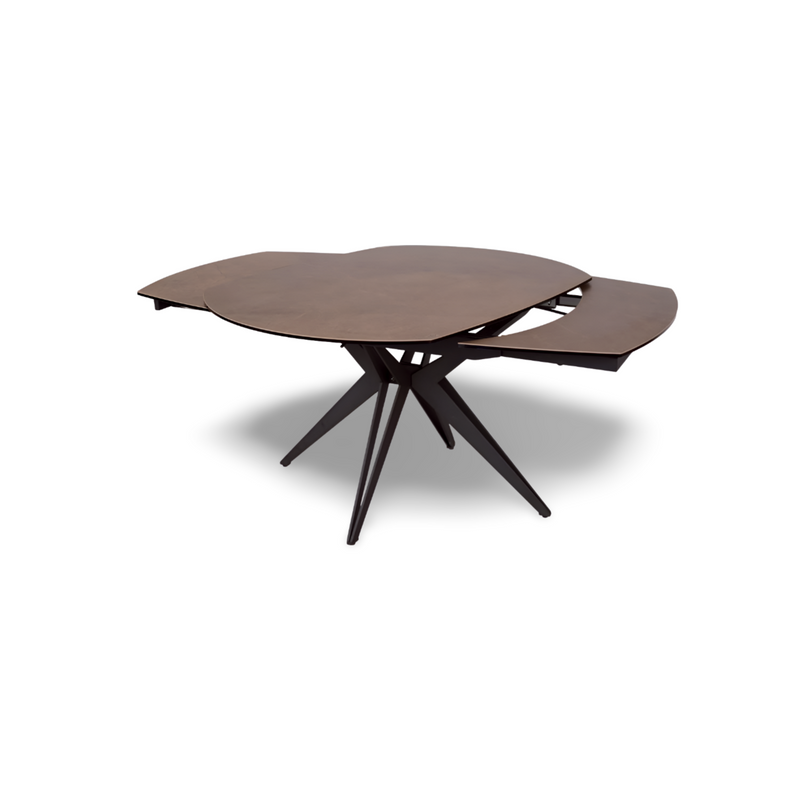 שולחן קרמיקה דגם - HT מידה 130×100 נפתח ל 190 ס״מ צבע אנטרציט