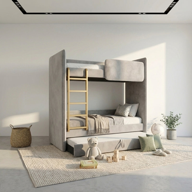 מיטת 3 קומות דגם - דנה  כולל 3 מזרנים במתנה 🎁