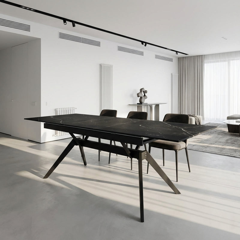 שולחן קרמיקה דגם Turs מידה - 90×140 נפתח ל 180 ס״מ