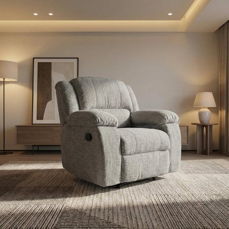 כורסא עם מנגנון נדנדה והדום נשלף, דגם - c8