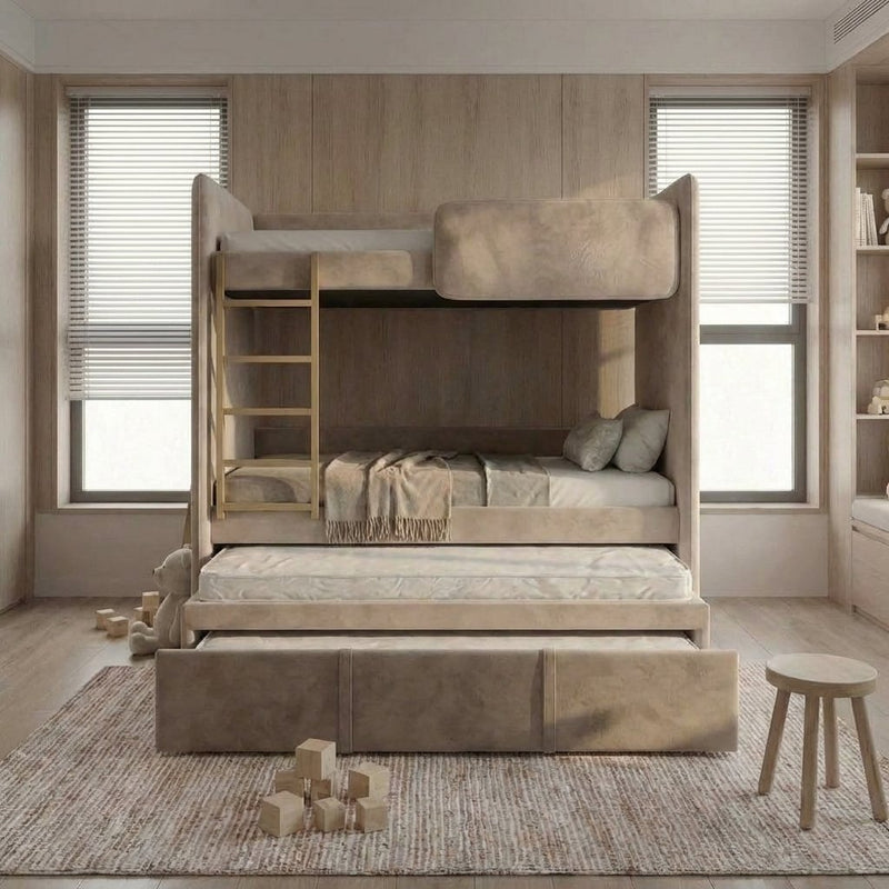 מיטת 4 קומות דגם - אביב כולל 4 מזרנים במתנה 🎁