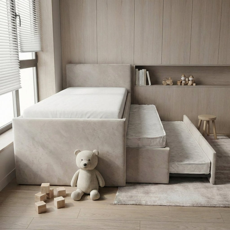 מיטת שלישיה דגם - דן כולל 3 מזרנים מתנה 🎁