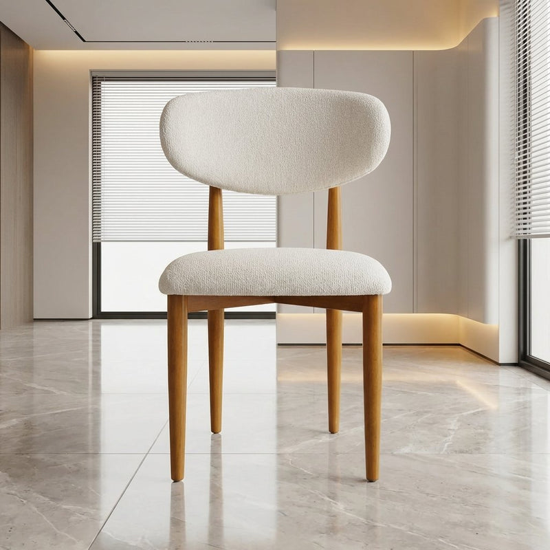 כסא אוכל 100% עץ טבעי דגם דובאי