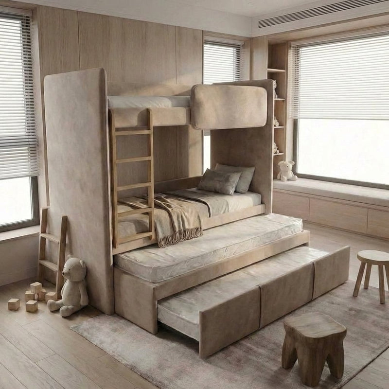 מיטת 4 קומות דגם - אביב כולל 4 מזרנים במתנה 🎁