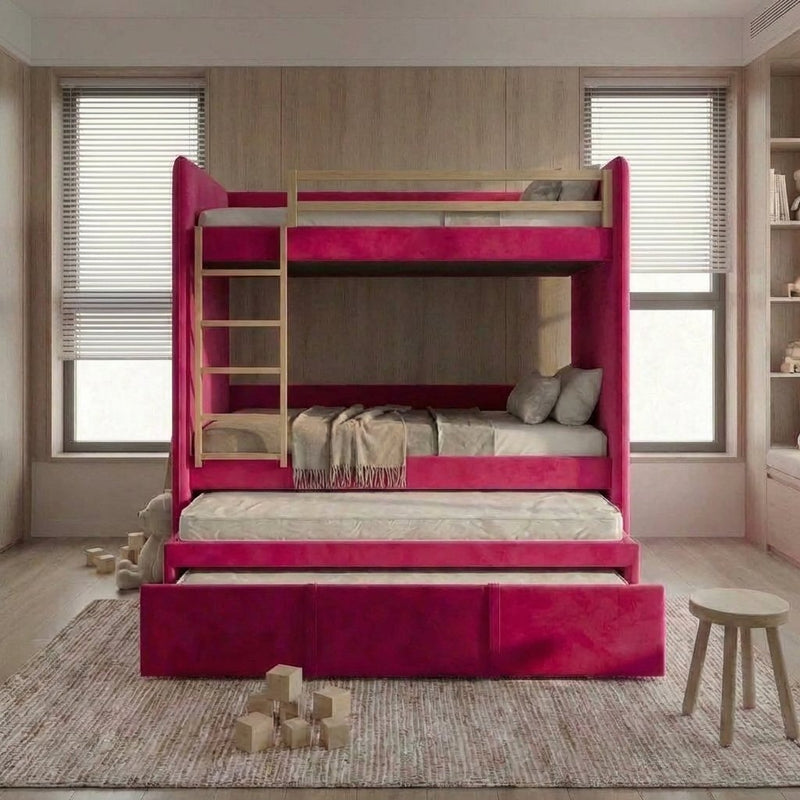 מיטת 4 קומות דגם - אביב כולל 4 מזרנים במתנה 🎁