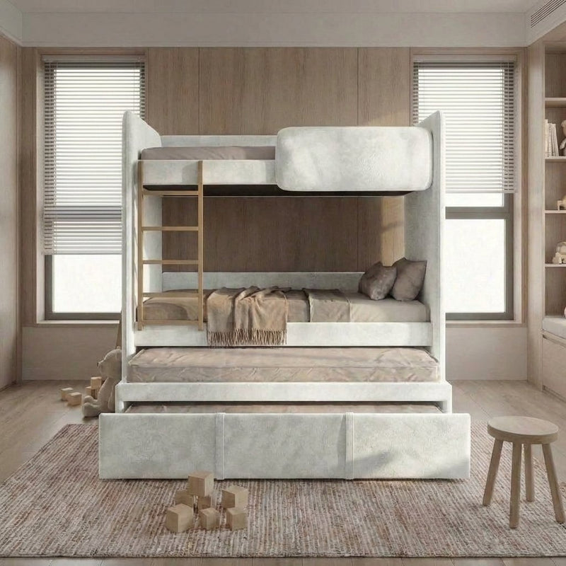 מיטת 4 קומות דגם - אביב כולל 4 מזרנים במתנה 🎁