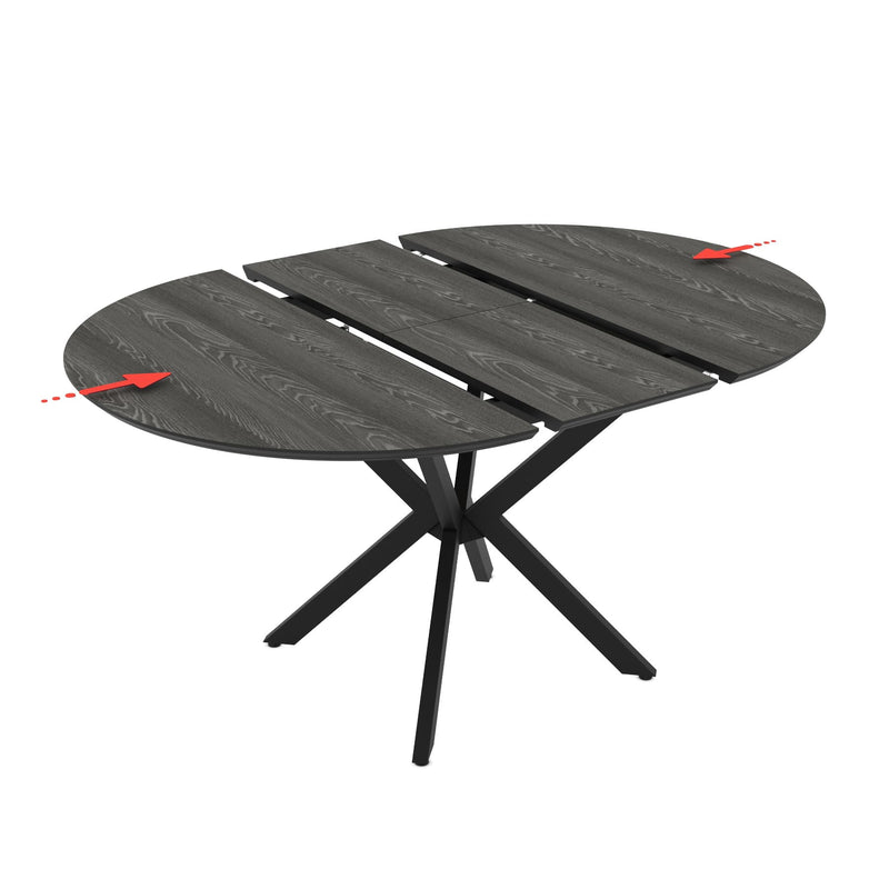 שולחן דגם - דגנית קוטר 110 ס״מ נפתח ל 145 ס״מ