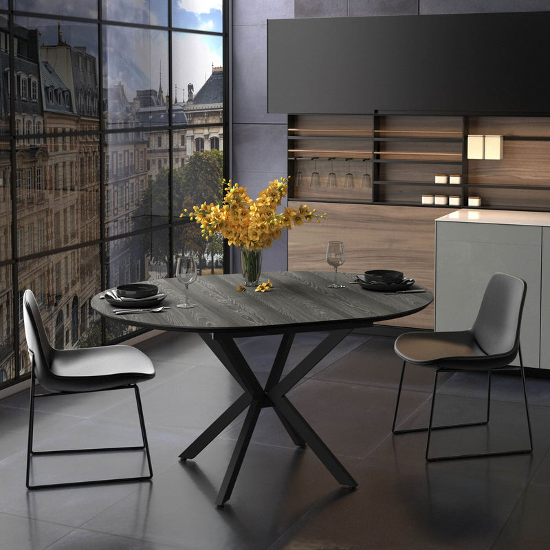 שולחן דגם - דגנית קוטר 110 ס״מ נפתח ל 145 ס״מ