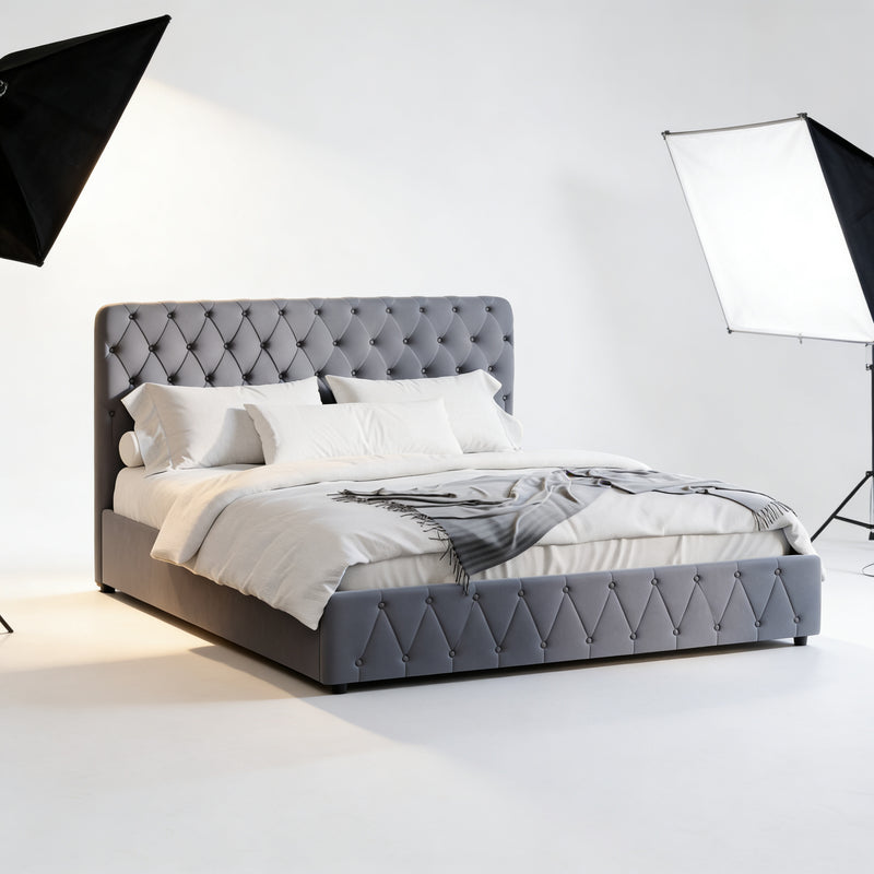 מיטה דגם - Belinda - עם ארגז מצעים.