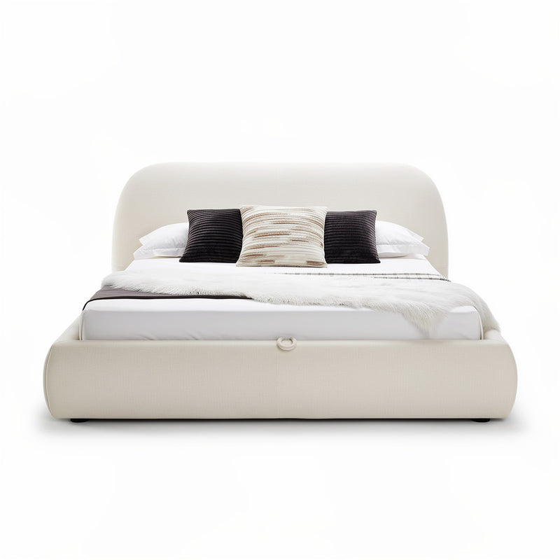 מיטה דגם LUMINA עם ארגז מצעים.