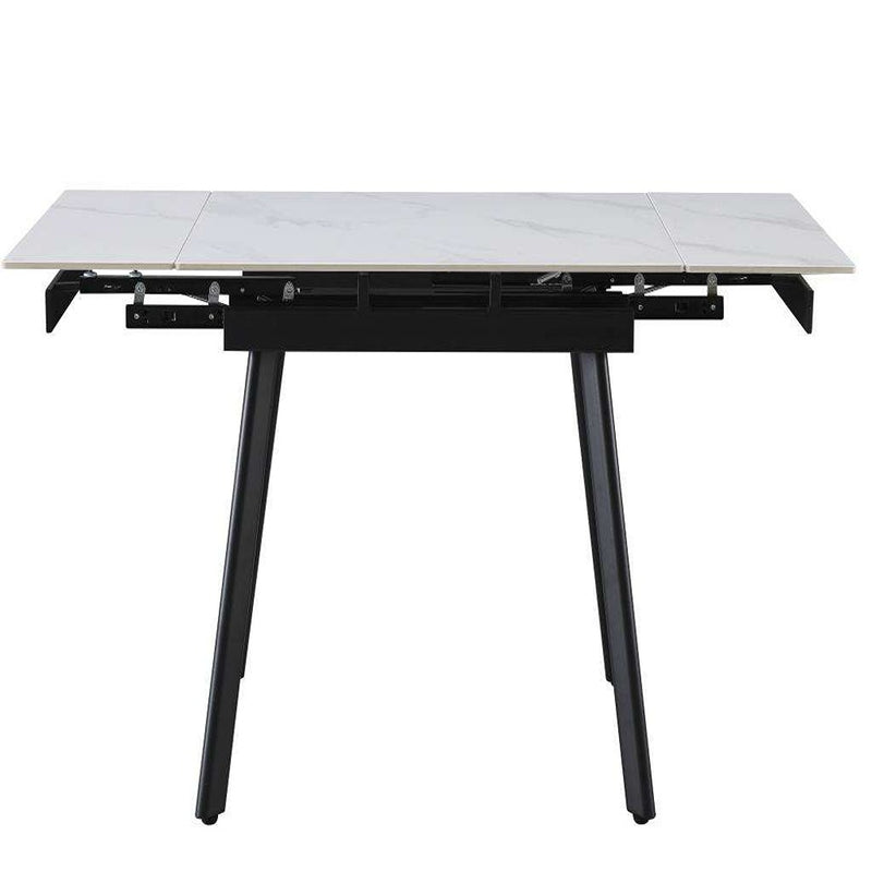 שולחן קרמיקה דגם - פרד 90×80 נפתח ל 150 ס״מ