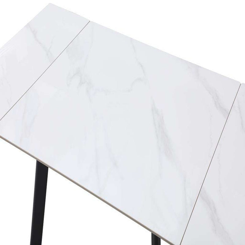 שולחן קרמיקה דגם - פרד 90×80 נפתח ל 150 ס״מ