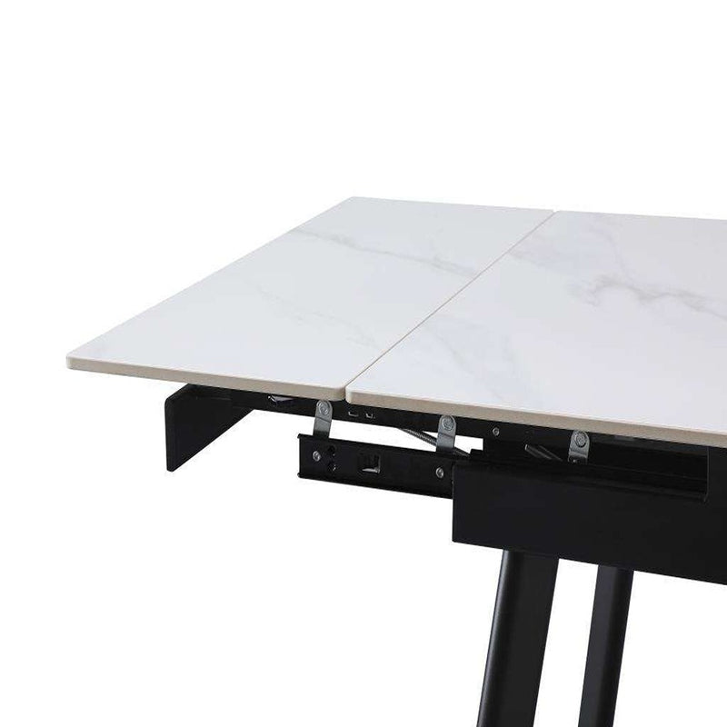 שולחן קרמיקה דגם - פרד 90×80 נפתח ל 150 ס״מ