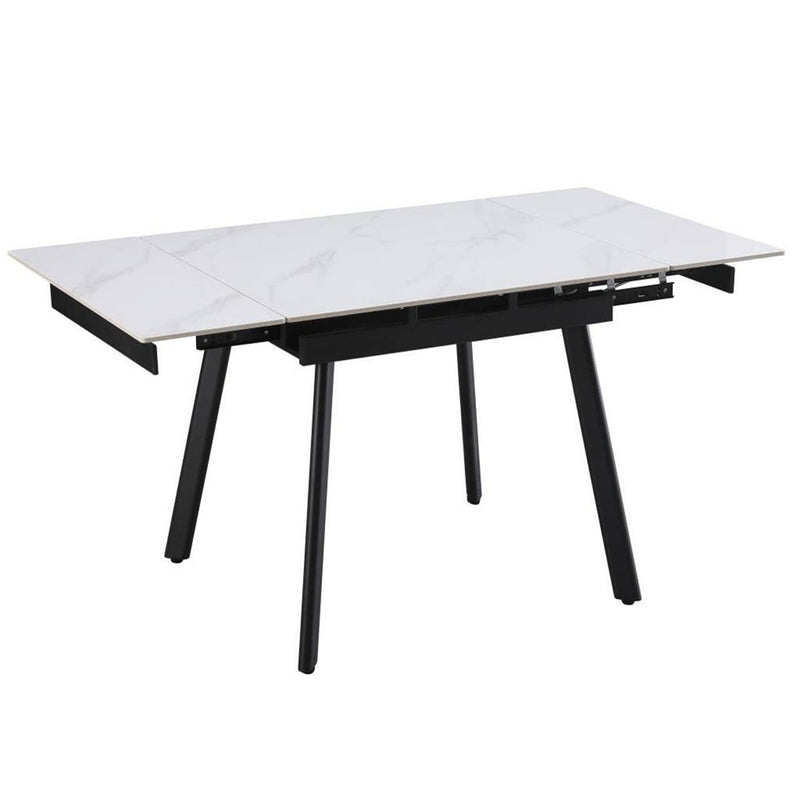 שולחן קרמיקה דגם - פרד 90×80 נפתח ל 150 ס״מ