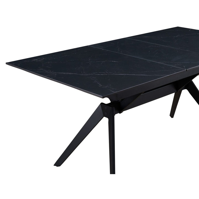 שולחן קרמי דגם Turs מידה-90×140ס״מ נפתח עד 180ס״מ