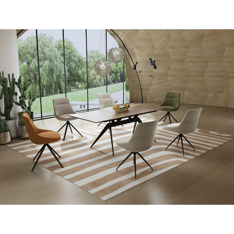 שולחן קרמיקה דגם TURS - 90×140 נפתח ל 180 ס״מ